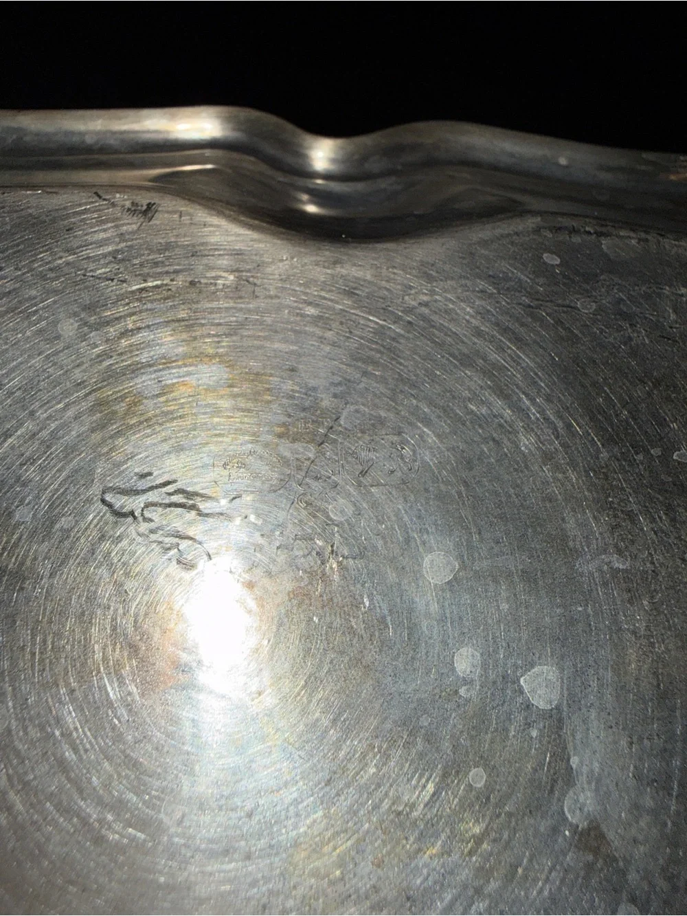 Kent Silversmiths Silver-Plated Serving Tray